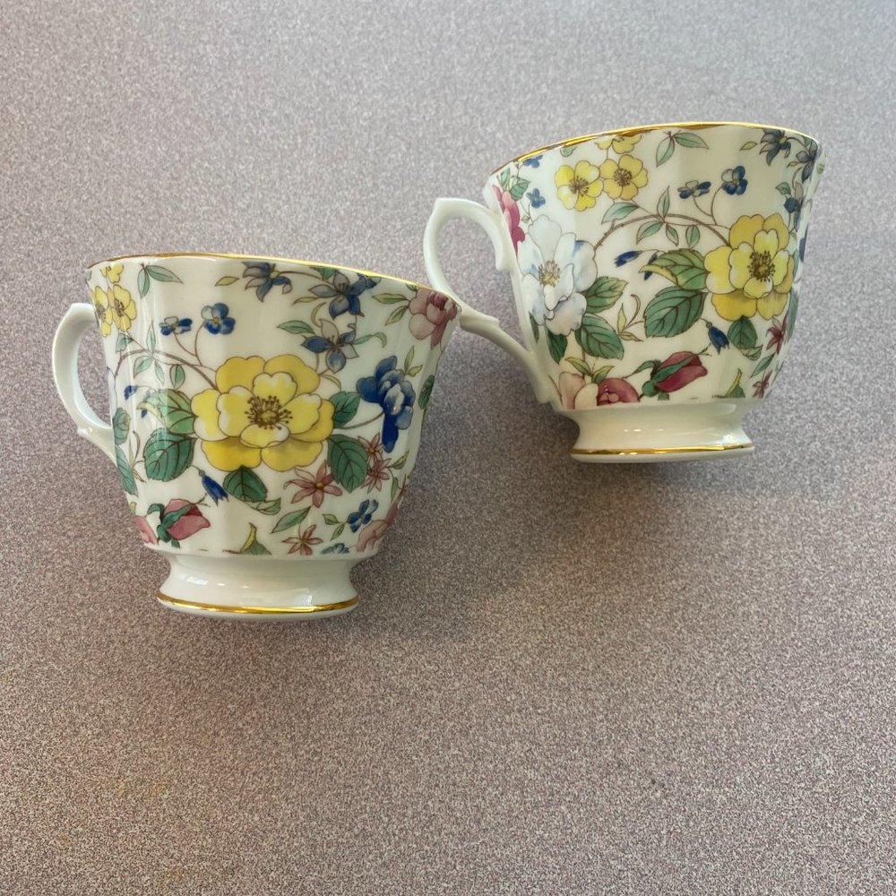 Vintage Duchess Fine Bone China Floral multicolor Teacup Made In England
